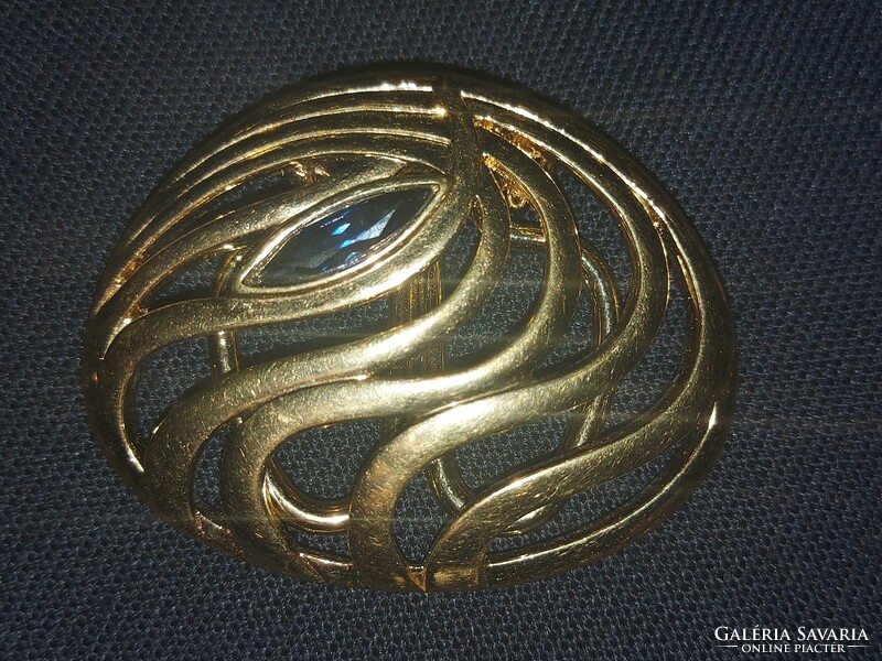 Pierre lang gold-plated brooch