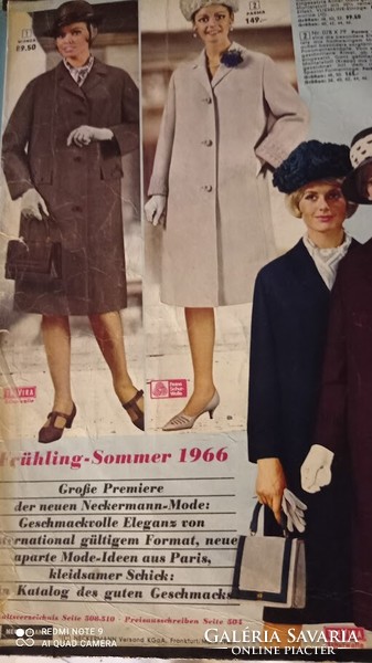1966 vintage: Neckermann divat, háztartási cikk.... katalógus