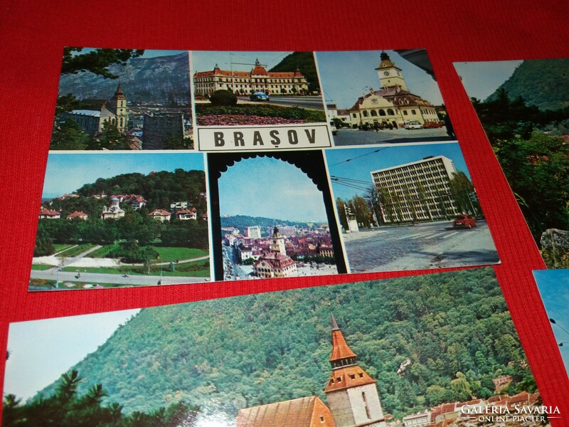 Old postcards (Romanian) Brasov Brasov 1960s-70s 5 in one 44