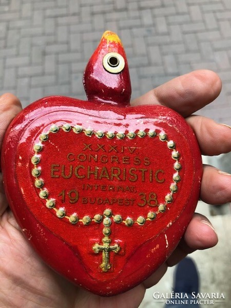 Eucharistic souvenir from 1938, special collector's item, made by Lajos Müller
