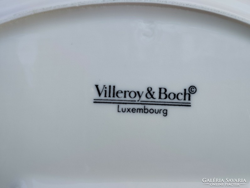 Villeroy & Boch, ovális pecsenyés kínáló porcelán tál