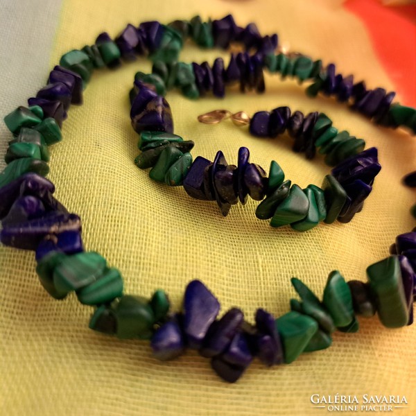 Old string of malachite beads