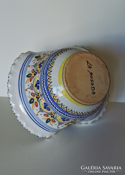 Italian ceramic basket/basket