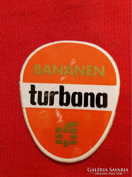 Old soc real time cuban banana brand sticker extremely rare collector turbana pictures
