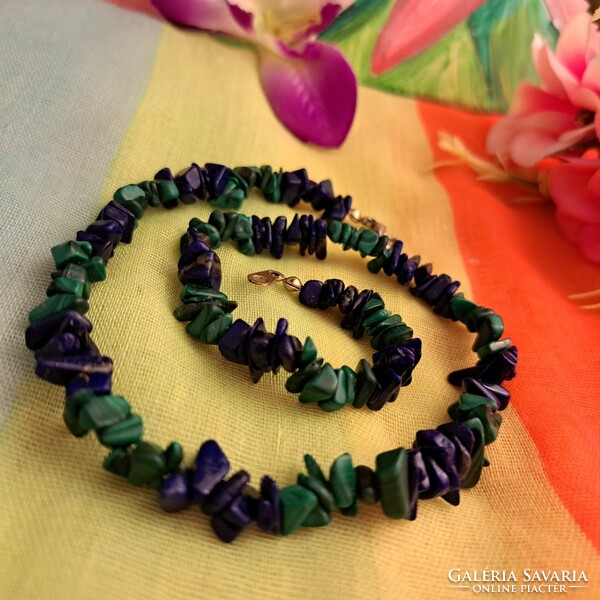 Old string of malachite beads