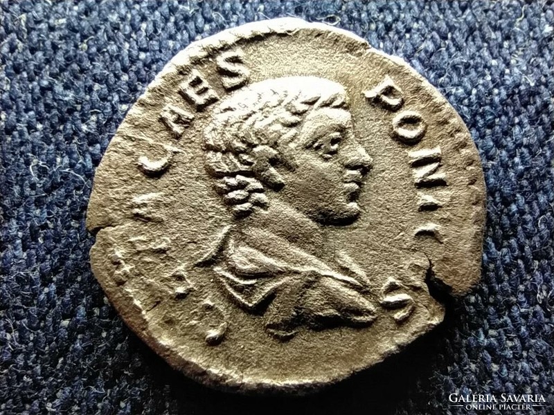 Római Birodalom Geta (211-211) RIC 38b Ezüst Dénár VOTA PVBLICA (id79096)