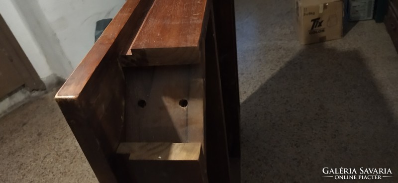 Indonéz teakfa (tik fa) asztal, 120x120cm