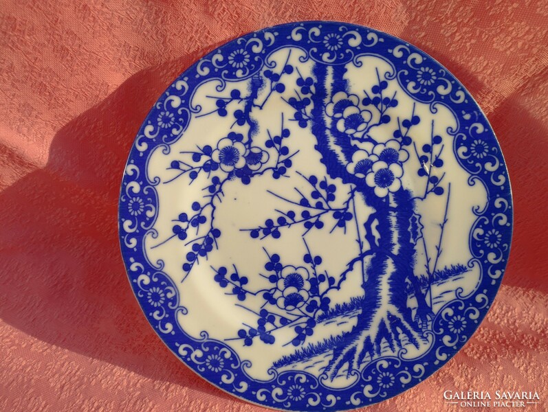 Antik, japán porcelán tál, tányér