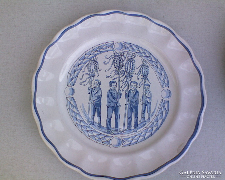 Herr ceramic decorative plate in pairs