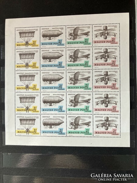 1967. Aerofila 67 (i)** stamp sheet