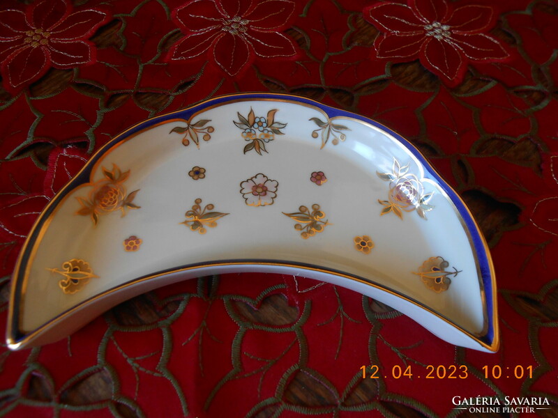 Zsolnay phoenix bird bone plate