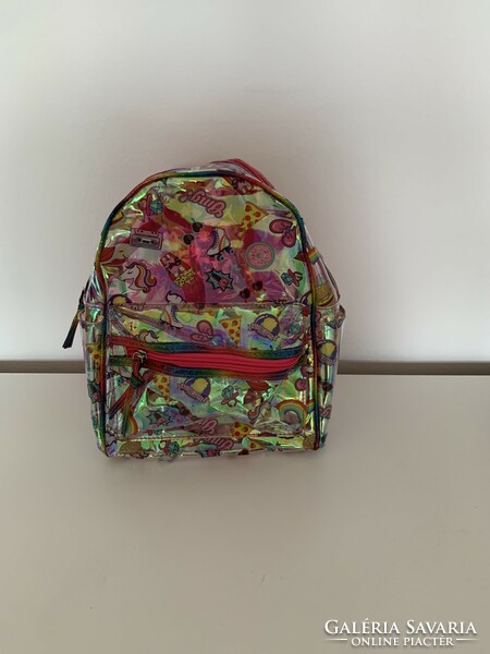 Különleges Claire’s claires irizáló hátizsák táska hihetetlen színeket produkál extra látványos!!!