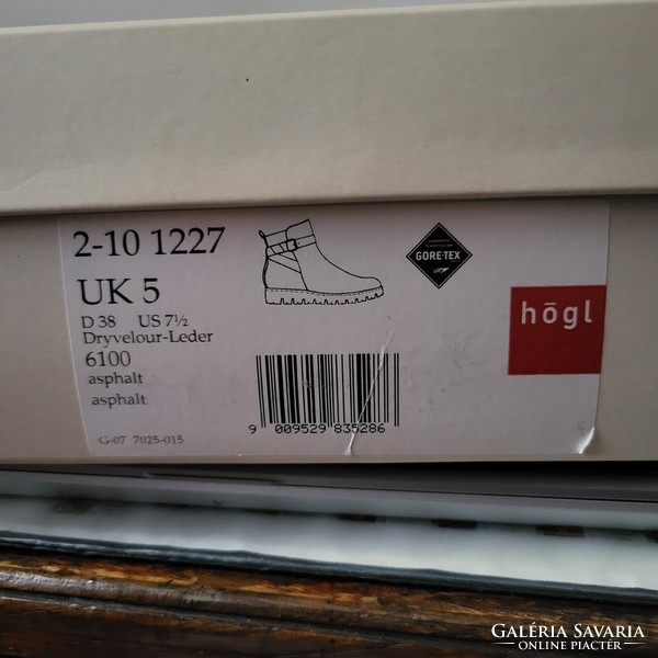 Högl gore-tex women's split leather ankle boots in perfect condition, in original box