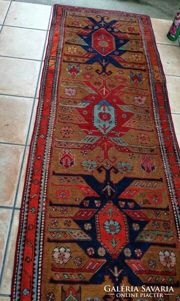 Wonderful, antique, Caucasian carpet, 82 x 284 cm
