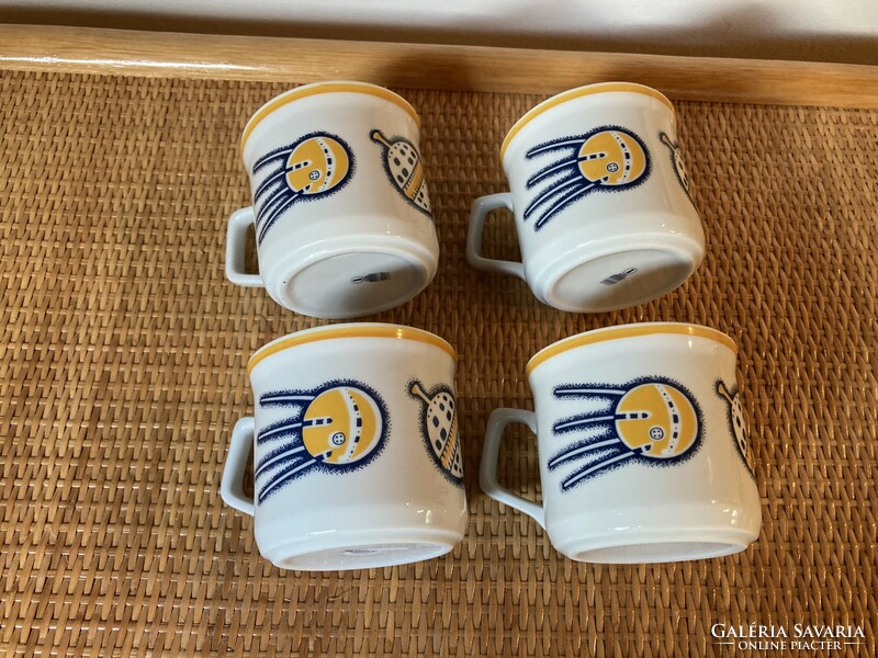 Astronaut Zsolnay children's mugs