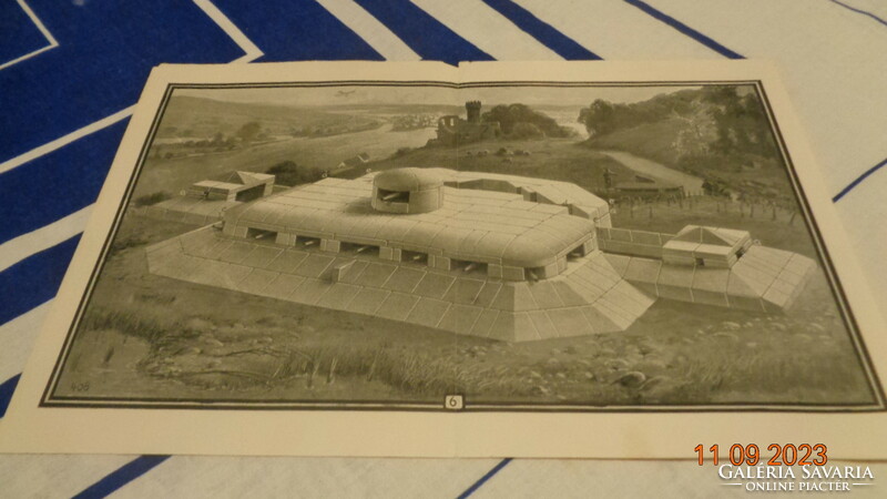 Richters  Bauvorlagen   az erődítmény    múlt század eleji  modell játék  katalógus- árlista