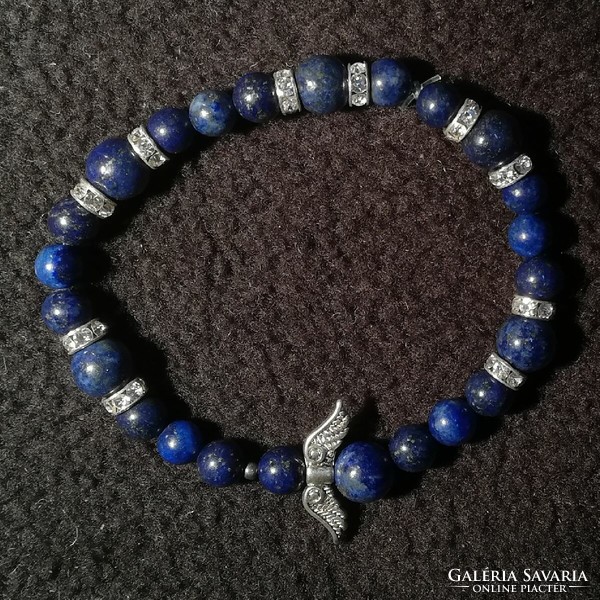 Mineral angel bracelet - lapis lazuli (18.5cm)