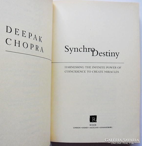 Deepak chopra: synchro destiny