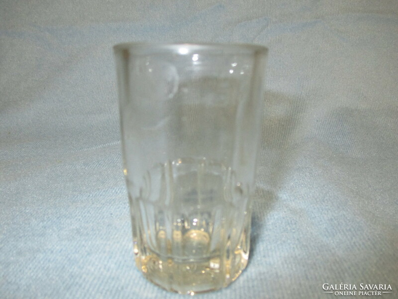 0.5 Dl glass glass with old marking, half glass