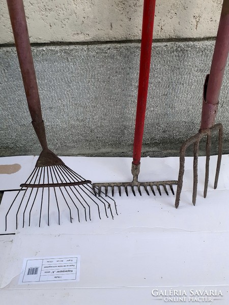 3 old garden tools