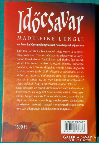 'Madeleine L'engle: Időcsavar > Szórakoztató irodalom > Sci-fi > Fantasztikus regény