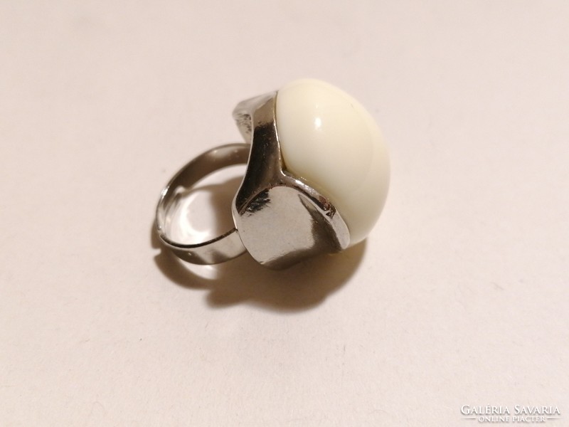 Dominique Denaive fehér design gyűrű (266)