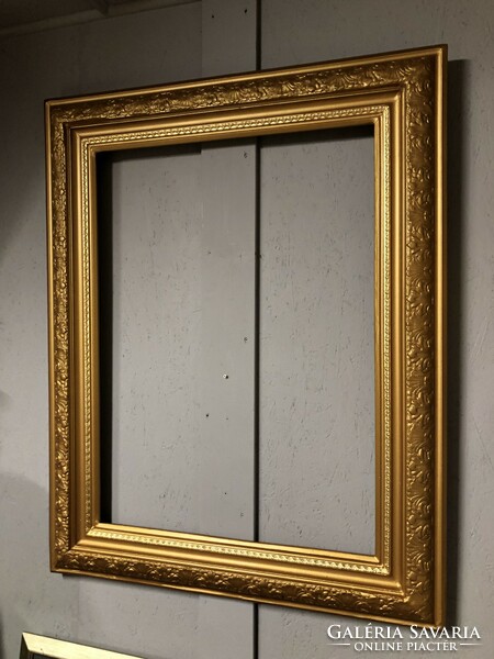 Large, rare wide, antique painting or mirror frame.