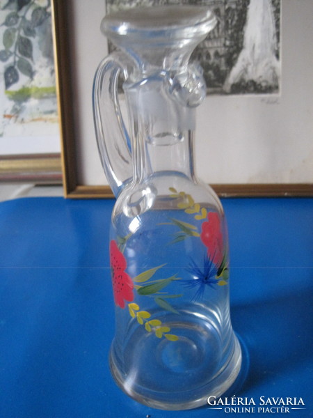 Buzavirágos üveg palack  ! 3.