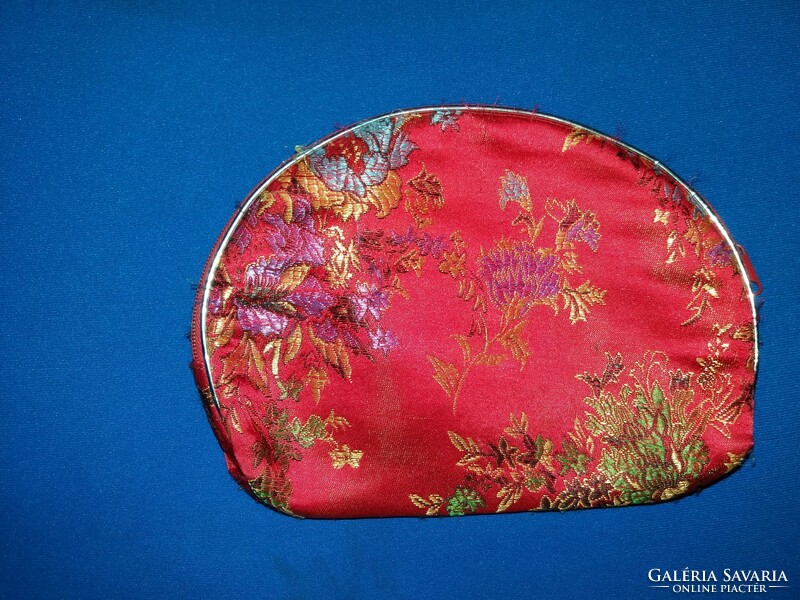 Retró keleti selyem hímzett neszesszer kézi táska a képek szerint
