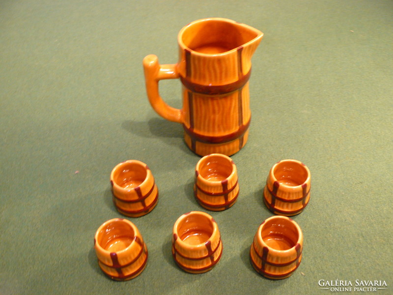 Ceramic short drink set
