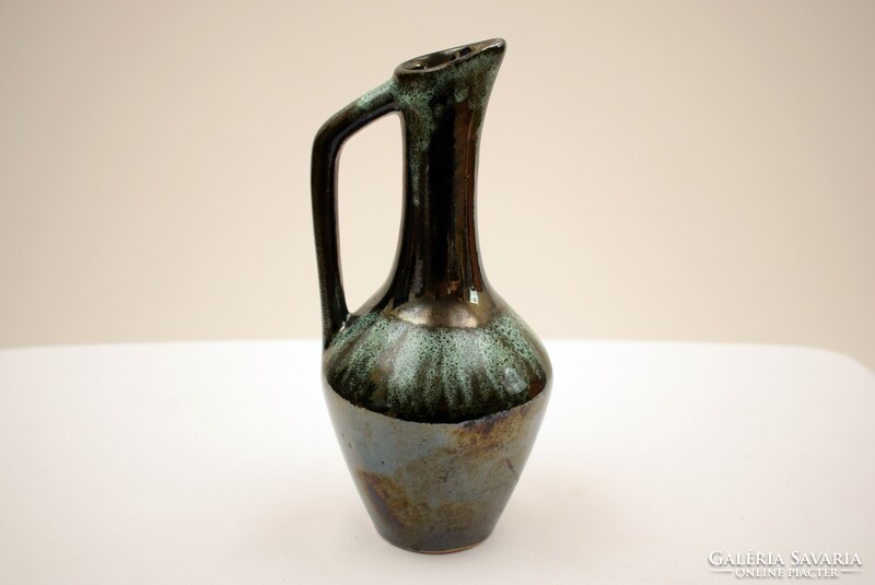 Mid century Hungarian Szombatfa ceramic vase / retro vase Szombathely