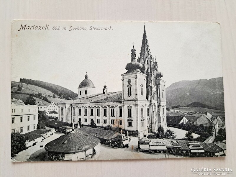 Mariazell old antique postcard, 1920s