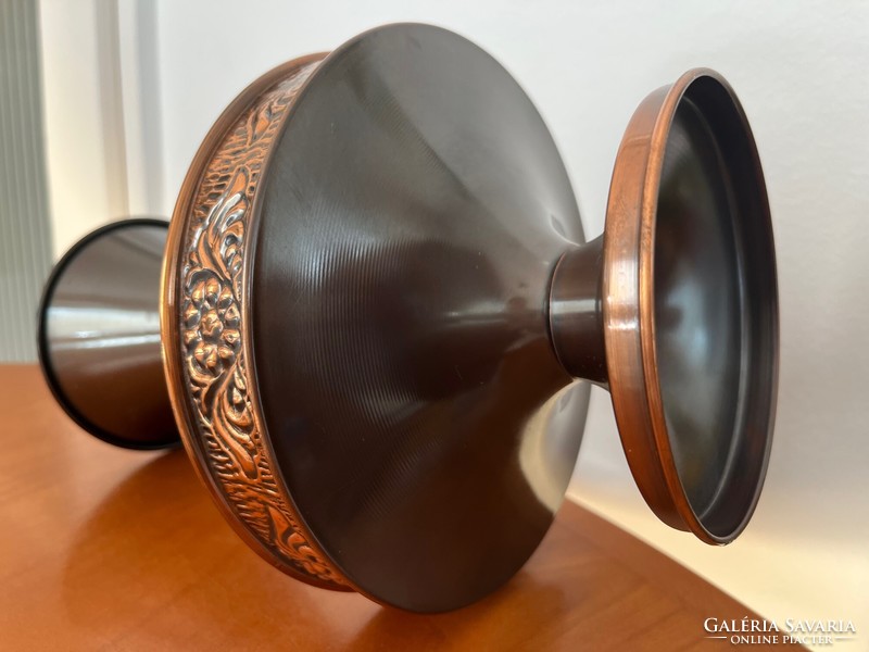 Retro industrial art vase copper alloy