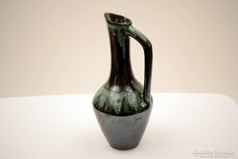 Mid century Hungarian Szombatfa ceramic vase / retro vase Szombathely