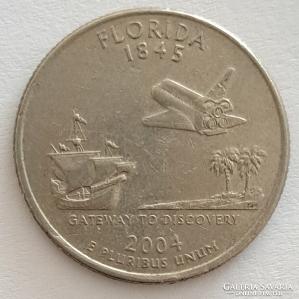 2004 Florida emlék USA negyed dollár " Szövetségi Államok" sorozat (926)