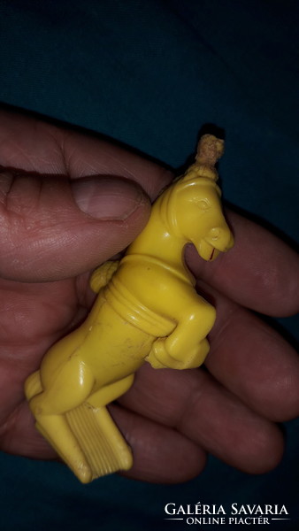 Retro paper shop plastic horse figure used to be a scented eraser holder according to the pictures