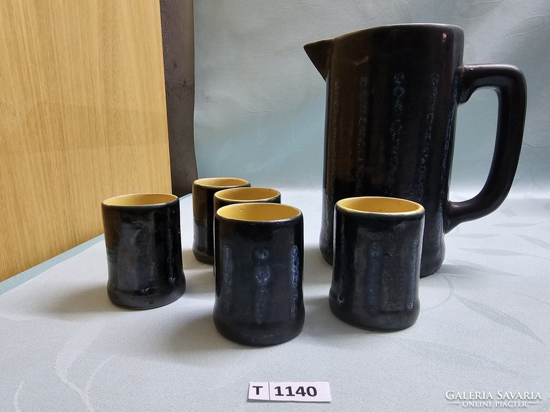 T1140 lake head drinking set 19.5 and 7.5 cm