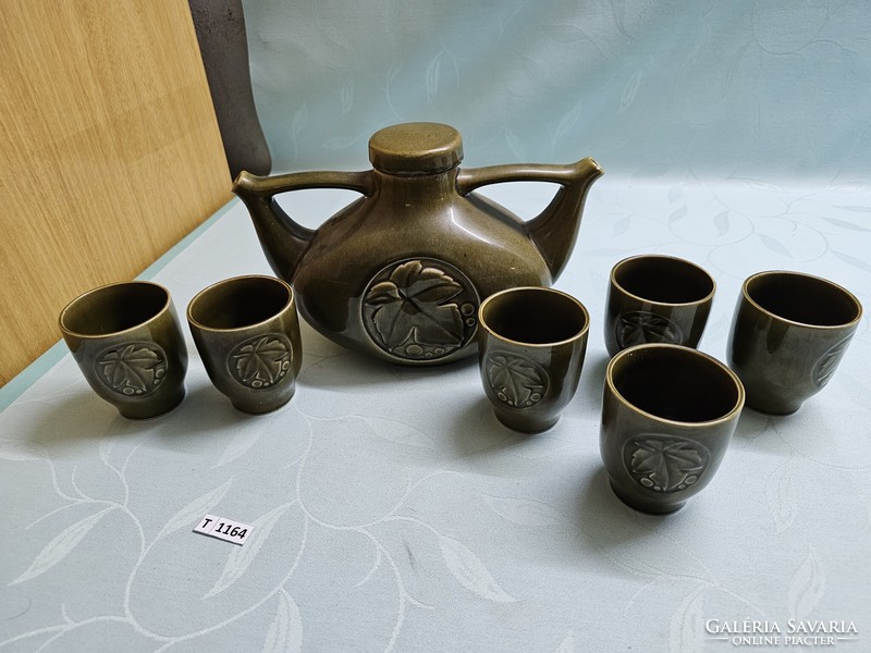 T1164 ceramic wine set