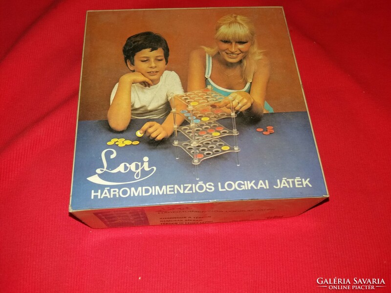 Extremely rare logical 3-dimensional board logic game with box, in good condition according to the pictures