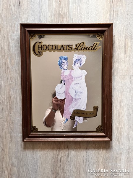 Lindt csokoládés reklámtükör