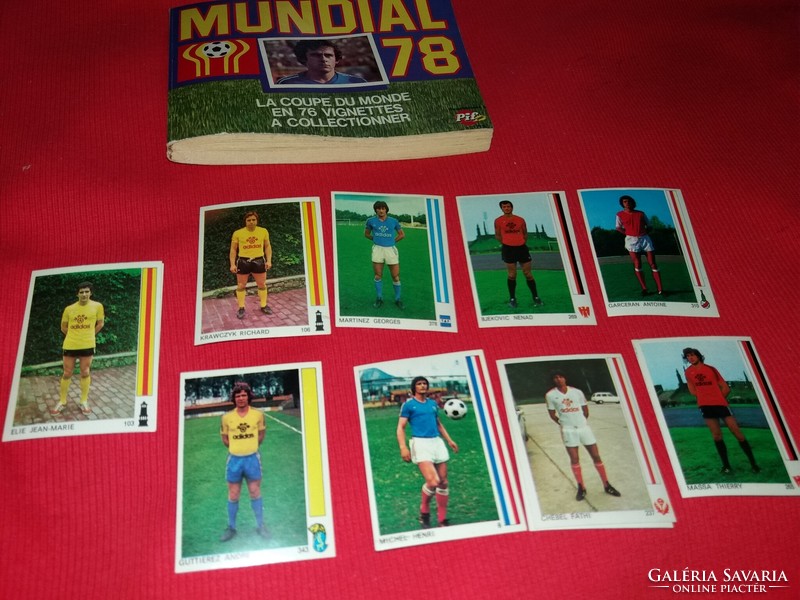 Pif gadget attachment 1978 mundial sticker album in nice condition + stickers according to the pictures