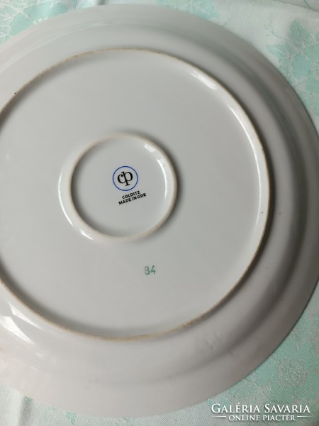 Porcelain (coldritz) round bowl (diameter 26 cm)