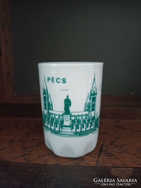 Zsolnay porcelán pohár Pécs