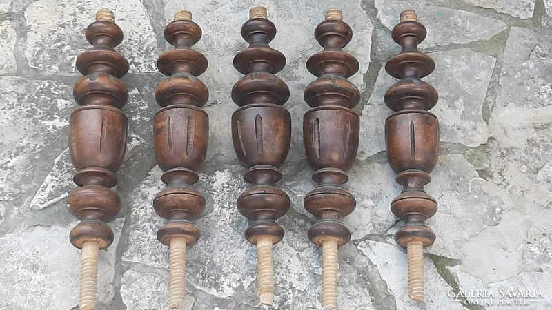 Wonderful carved antique table legs and columns