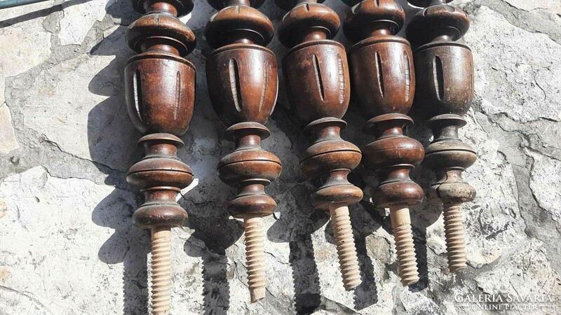 Wonderful carved antique table legs and columns