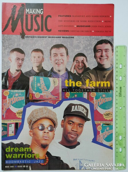 Making Music magazin 91/3 Dream Warriros The Farm John Paul Jones Morrissey