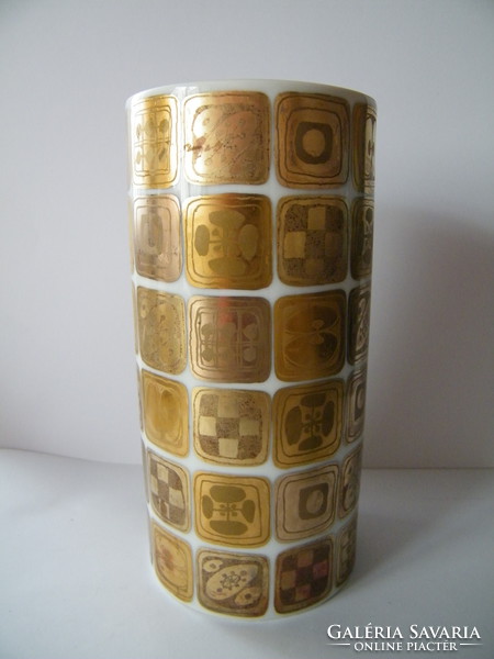 Vintage Bjorn Wiinblad (Quatre Couleurs) Studio Rosenthal  porcelán váza