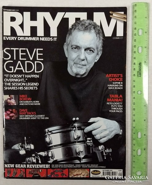Rhythm magazin 01/9 Steve Gadd Faith No More Dave Mattacks Badly Drown Boy