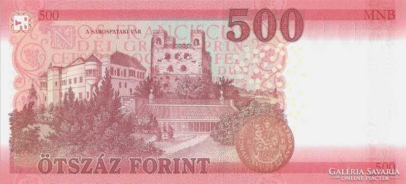 500 forint 2022 UNC