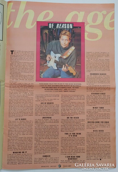Making Music magazin 89/1 Chris Rea It Bites Guns Roses Bangles Hue and Cry